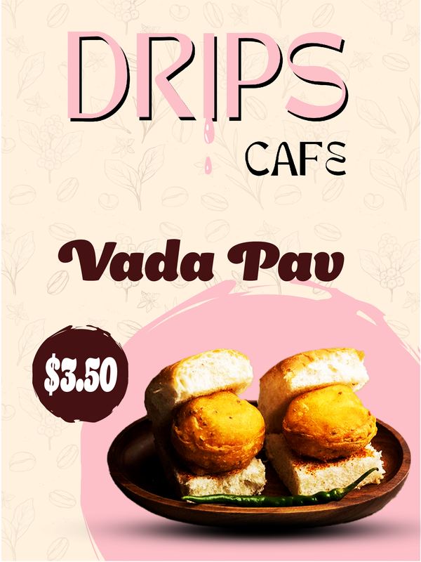 Drips Cafe promotional screen specials